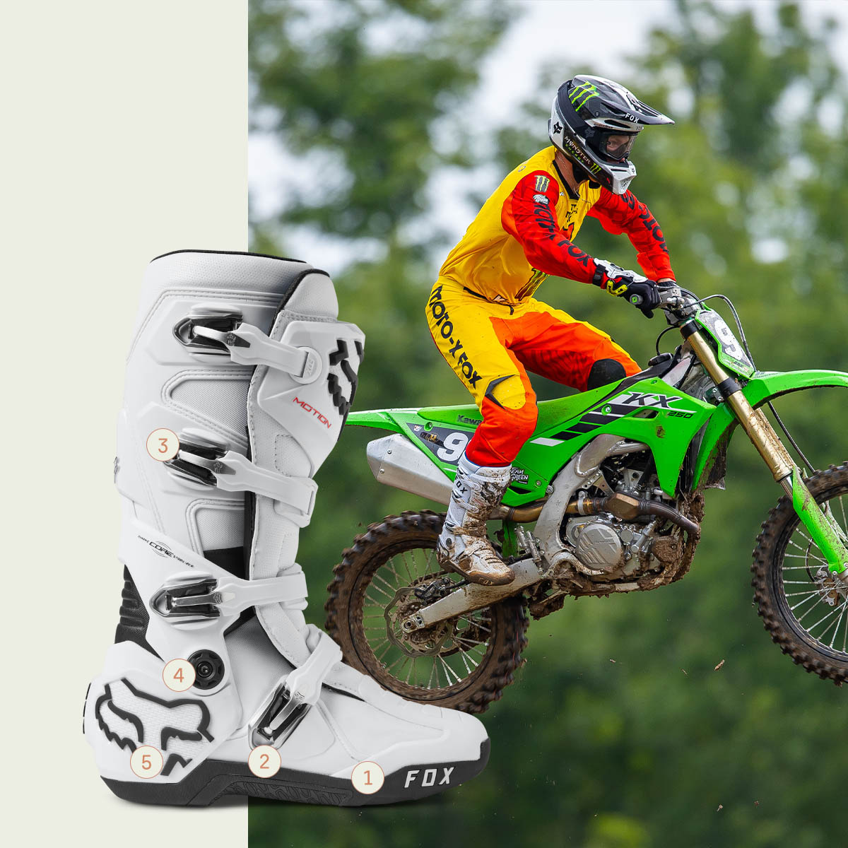 Fox racing motocross boots best sale