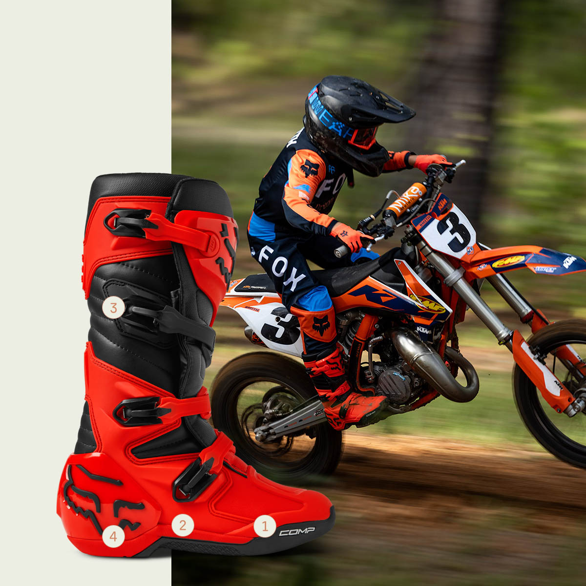 Fox racing dirt bike boots best sale